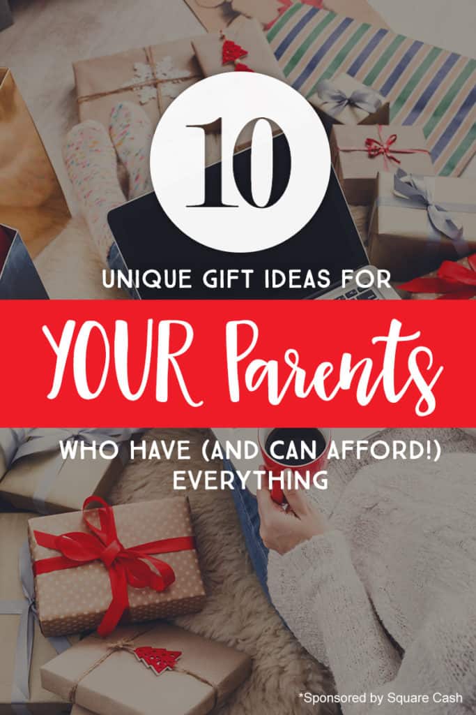 10 Unique Gift Ideas For YOUR Parents Who Have And Can Afford 