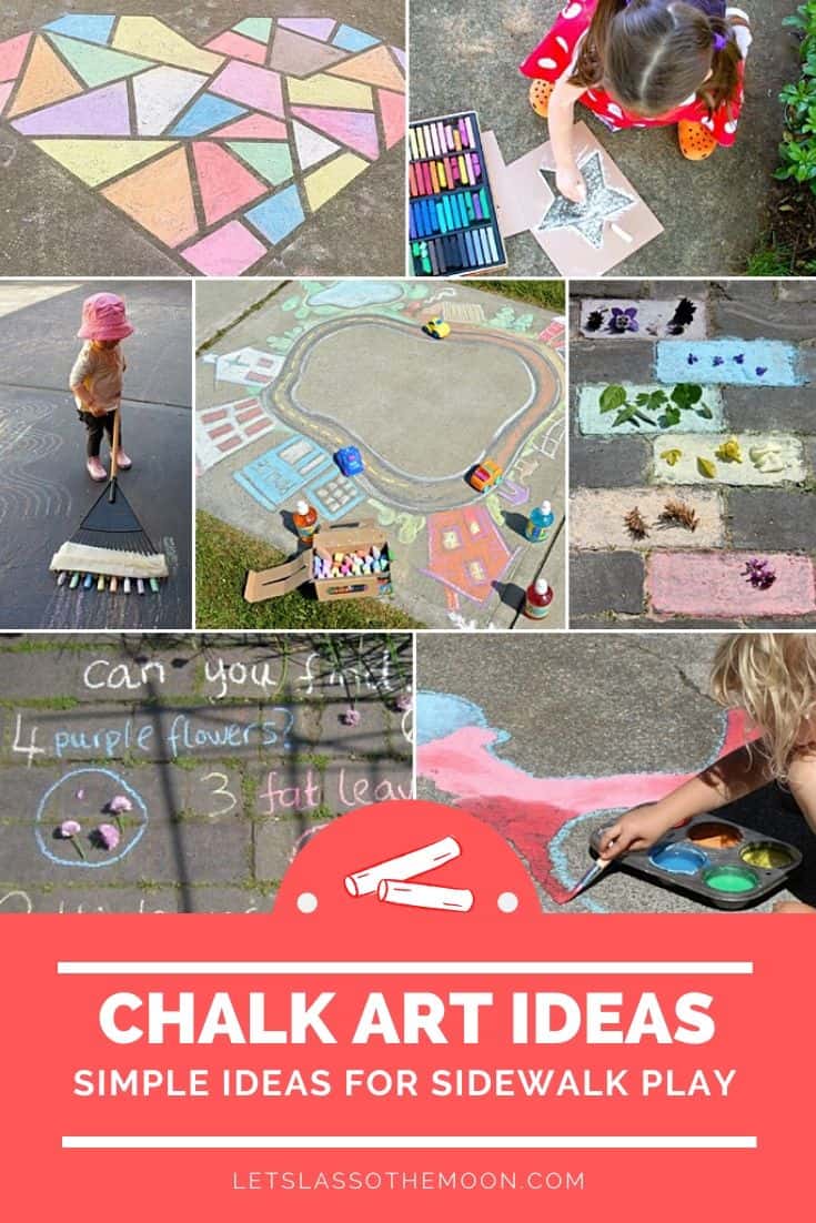 10 Chalk Art Ideas To Take Sidewalk Play To The Next Level