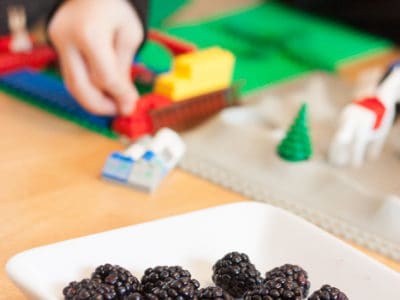 {Just put out berries} Tips getting kids to eat healthy..