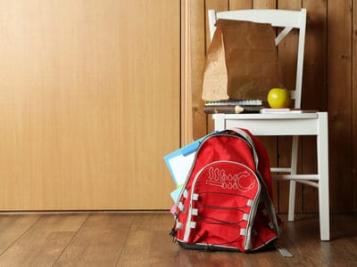 Back to School: Make mornings less stressful by creating a school prep zone for your kids *Great tips for parents