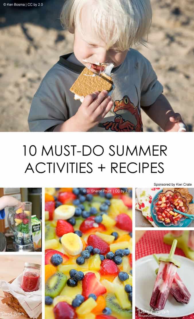 Summer Bucket List: A mix of kid-friendly and mommy-only items *I'm making that "secret" fruit salad! Maybe the Mojito Popsicles too. ;-)