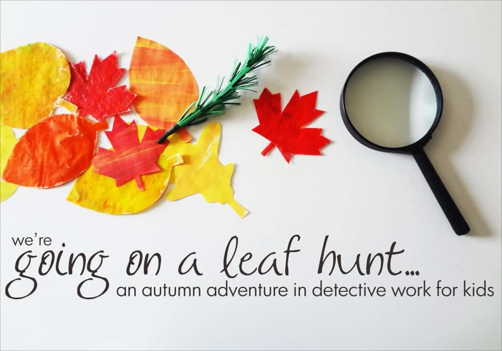We're Going on a Leaf Hunt: An Autumn Book Activity for Kids #printable #craft *love this