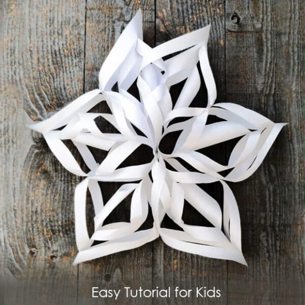 Super-Simple Gigantic 3D Snowflake Tutorial