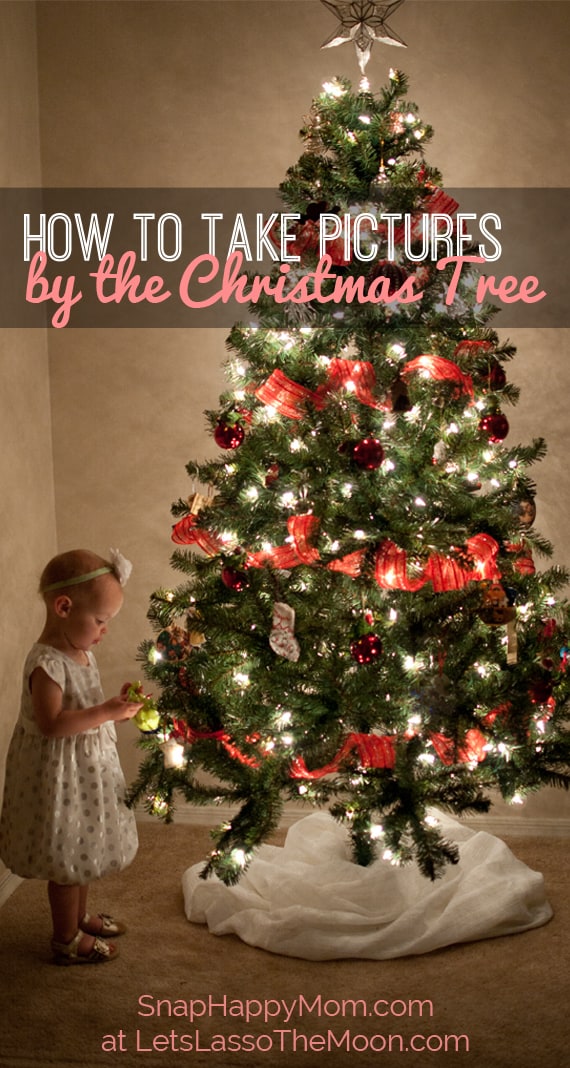 How To Take WHIMSICAL Christmas Tree Pictures With Kids - A Parent Guide for Beautiful Holiday Photos *Love these tips and the blurred background bokeh photographs too!