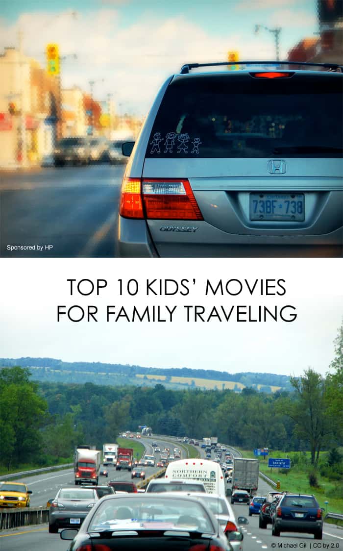 Top Movies for Keeping Kids Happy While Traveling #HPFamilyTime *great list
