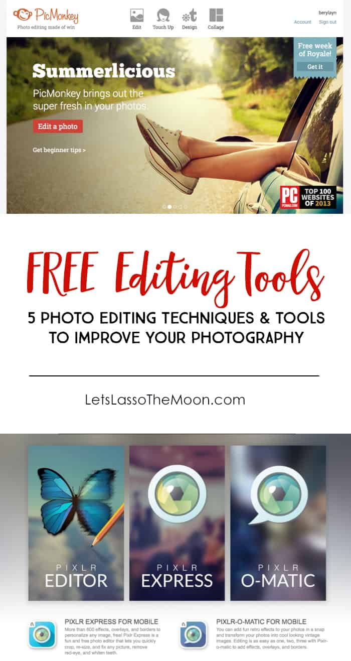 5 Photo Editing Tools and Techniques *Great list of EASY tips.