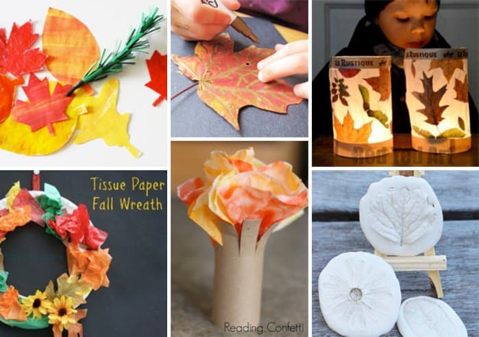 10 Fall Kids Crafts + Children's Books to Kick-off the Season *love these decoration projects