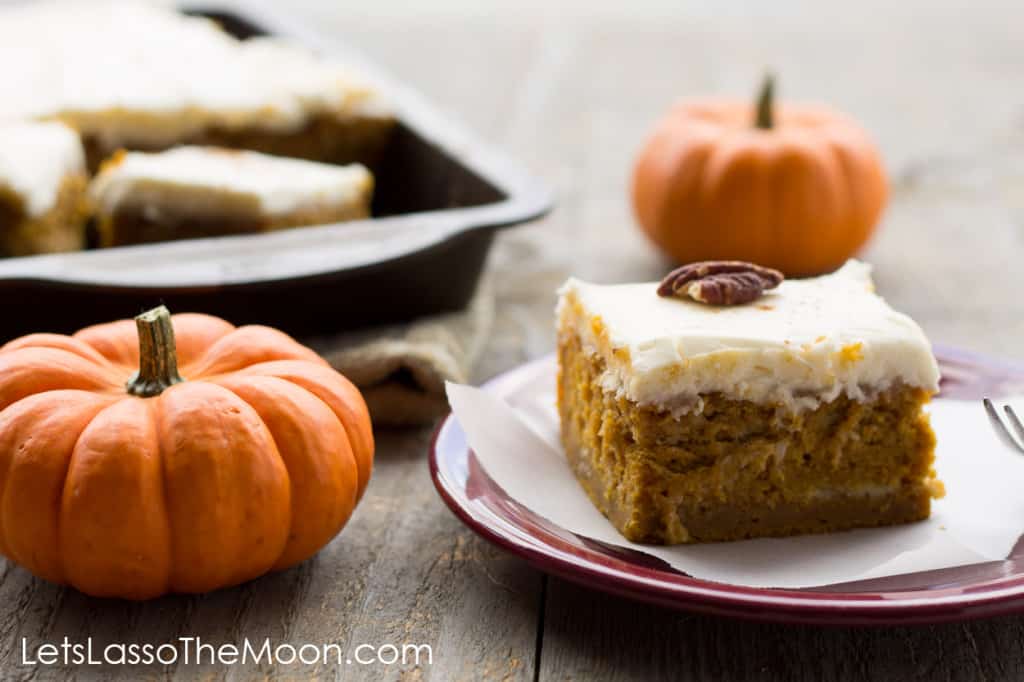 Frosted Pumpkin Bars We Simply Devoured #recipe *Saving this for later.