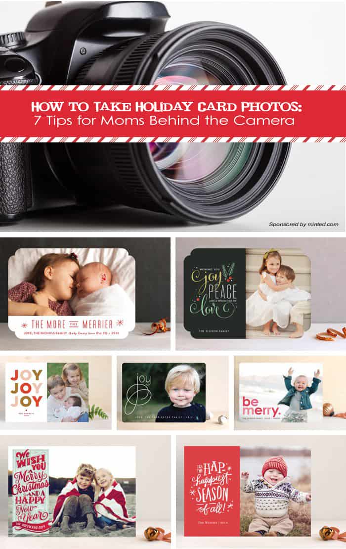 How to Take Holiday Card Photos: 7 Tips for Moms Behind the Camera #photography #kids #Christmas
