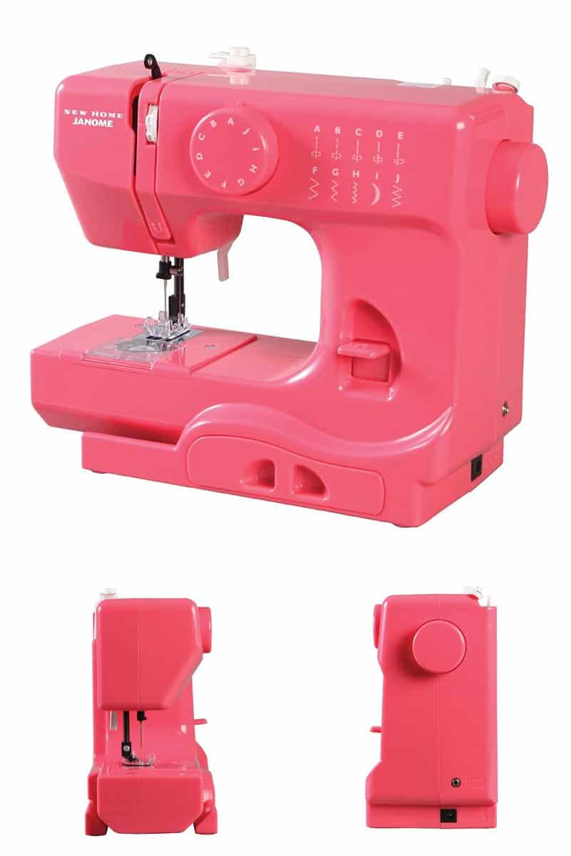 Janome Pink Lightning Portable Sewing Machine *This is an awesome starter machine for kids learning to sew