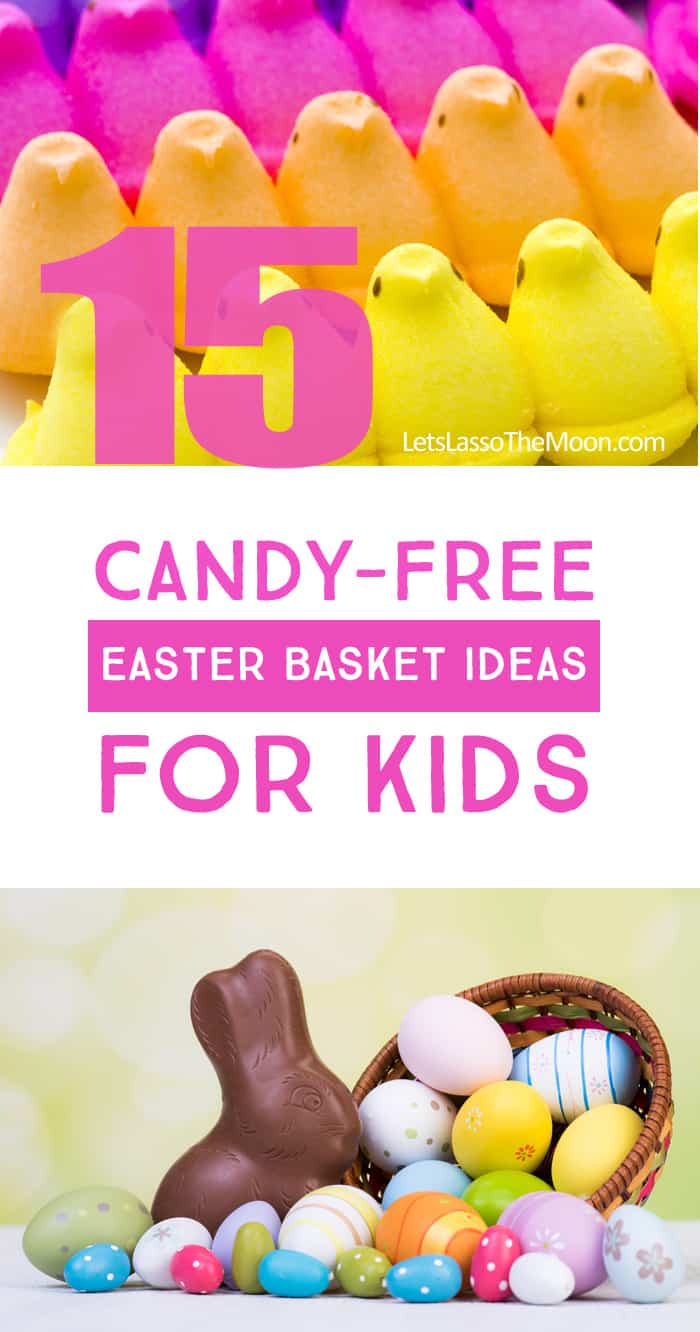 Loving these practical Easter Basket ideas for parents who want to put LESS candy in their children's baskets this spring *My kids would love these cute gifts