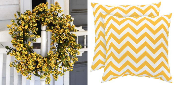 Celebrate spring with a touch of yellow