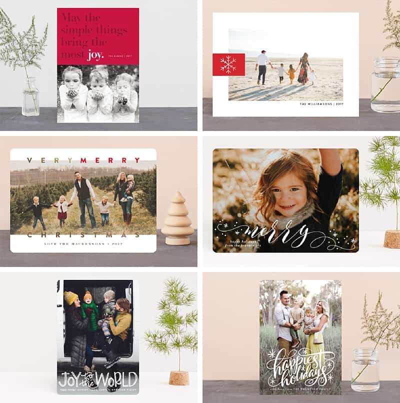 Such sweet designs for holiday photo cards *Now I just need to get my butt in gear and order before Christmas