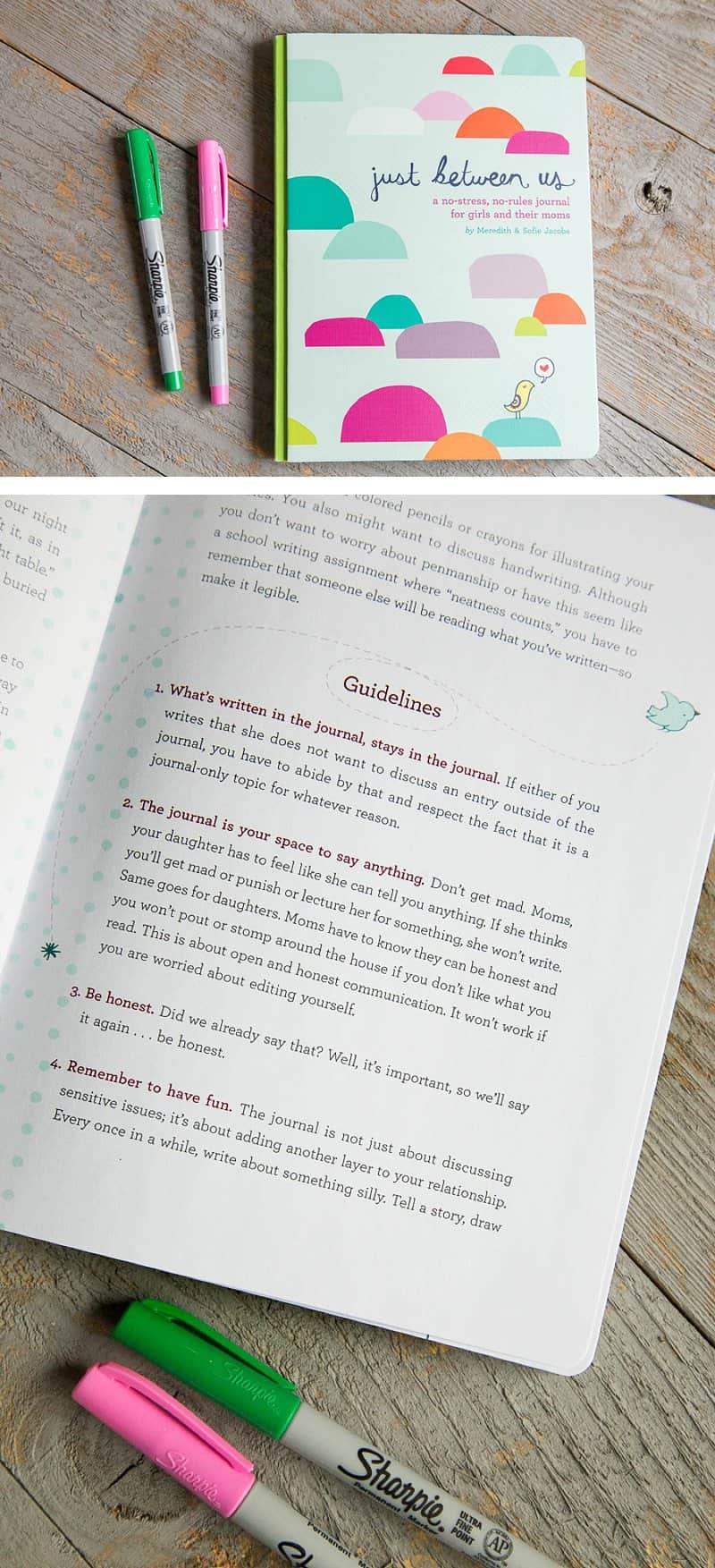 Just Between Us Journal: How to Use a Mother-Daughter Journal Ideas for your Tween or Teen *These mother-daughter journal prompts are great!