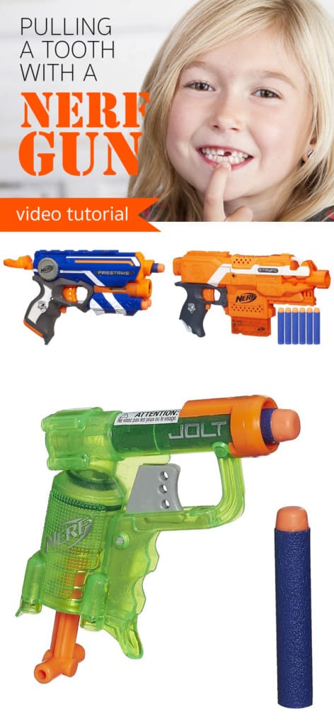 Pulling a Tooth with a Nerf Gun *These Nerf Gun tooth pull videos are hilarious