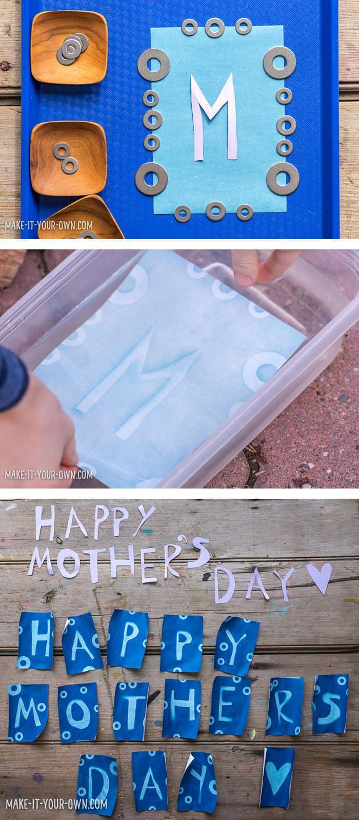 Solar Print Art for Children: Make a Handmade Mother’s Day Garland *This educational DIY kids' craft is so sweet. Love the final product. The colors are lovely!
