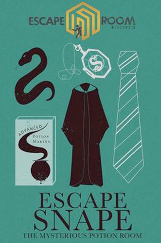 Escape Snape: The Mysterious Potion Room - Our family did a group Escape Room for my kid's birthday and it was crazy-cool *This looks awesome