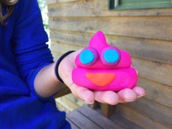 Learn how to make a play dough poop emoji with this video tutorial + find awesome tween emoji gift ideas