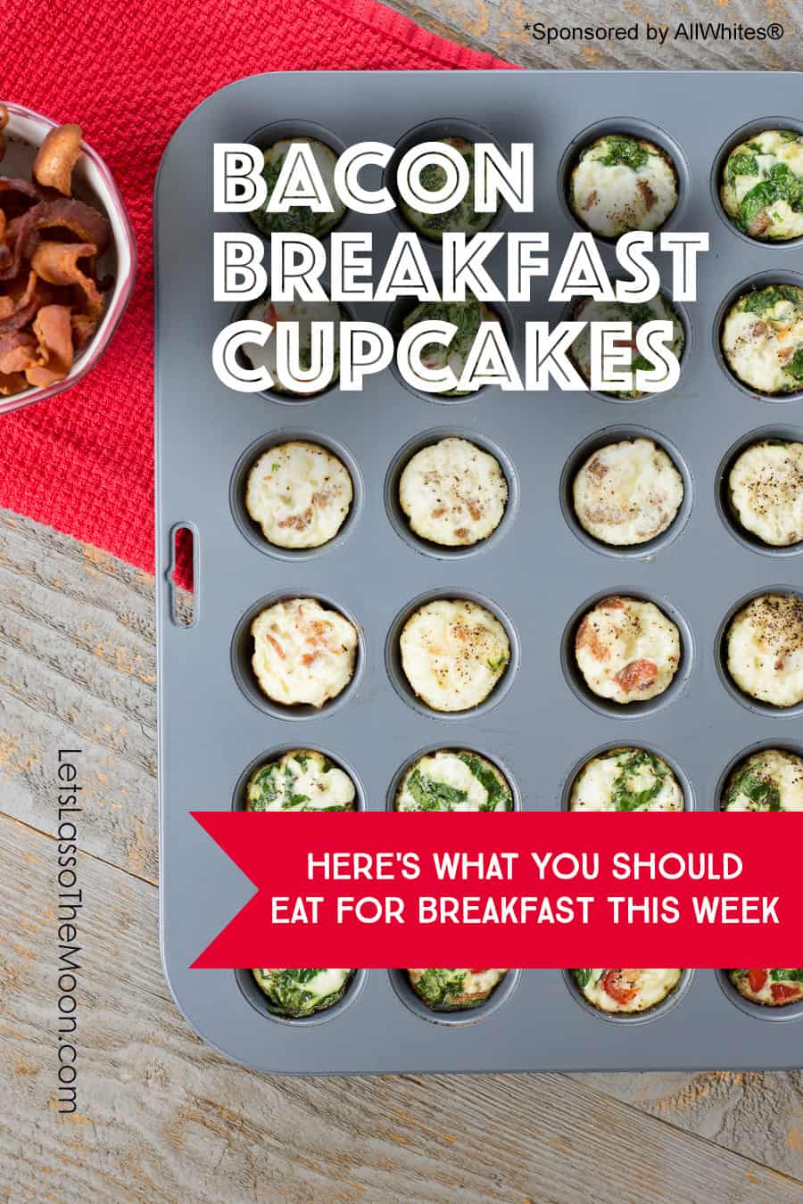 Here are 5 insanely easy breakfast recipes that will give you a morning boost. This Bacon Breakfast Cupcakes recipe is packed full of protein and is a quick on-the-go breakfast snack. You can make one batch to last a full week. *Crazy easy way to start your day with eggs