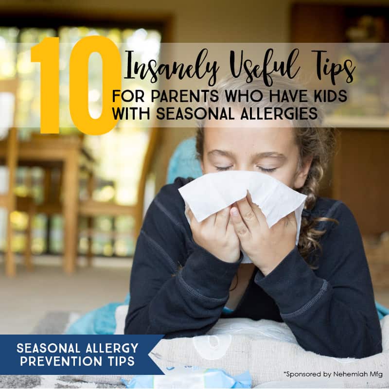 10 Insanely Useful Tips for Parents Who Have Kids with Seasonal Allergies *If your children suffer from fall allergies, this is a must-read. 