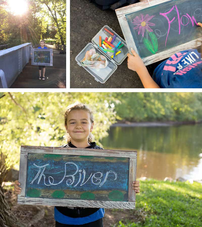Today I am thankful for... Words of Gratitude Project *This interactive family project is perfect for older kids and Thanksgiving. Love the chalkboard art.
