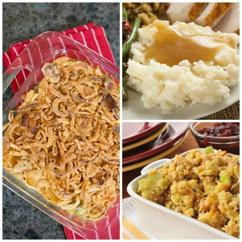 Cheesy Green Bean Casserole + 7 Make-Ahead Holiday Side Dishes to Save You Time *Great list for Christmas planning