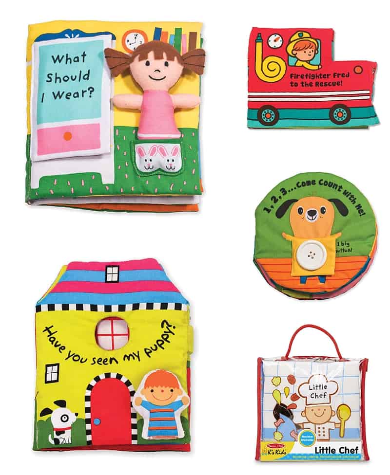 These baby books from Melissa & Doug are great hospital donation. *Great list of tips