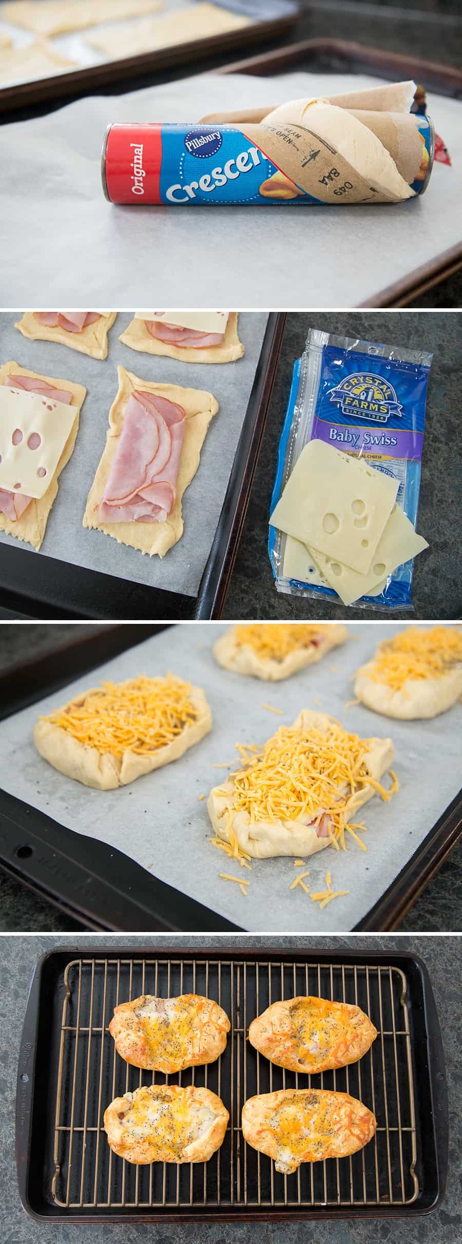 These Ham & Cheese Crescent Puffs are the perfect family-friendly brunch recipe. Wether you're looking for a delicious breakfast snack or something special for a holiday party, this simple recipe is perfect. *This sounds amazing. Love the mustard glaze recipe too. Bookmarking this for Easter.