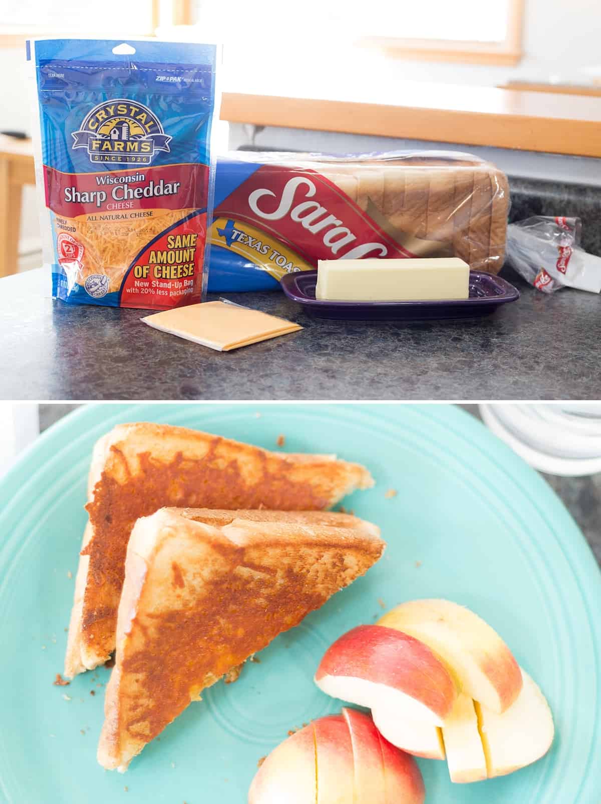 I'm going to be blunt, you're making grilled cheese sandwiches all wrong and you need to stop. Once you've gone Inside-Out, you'll never go back to a standard grilled cheese sandwich again. I promise--It'll be love at first bite.