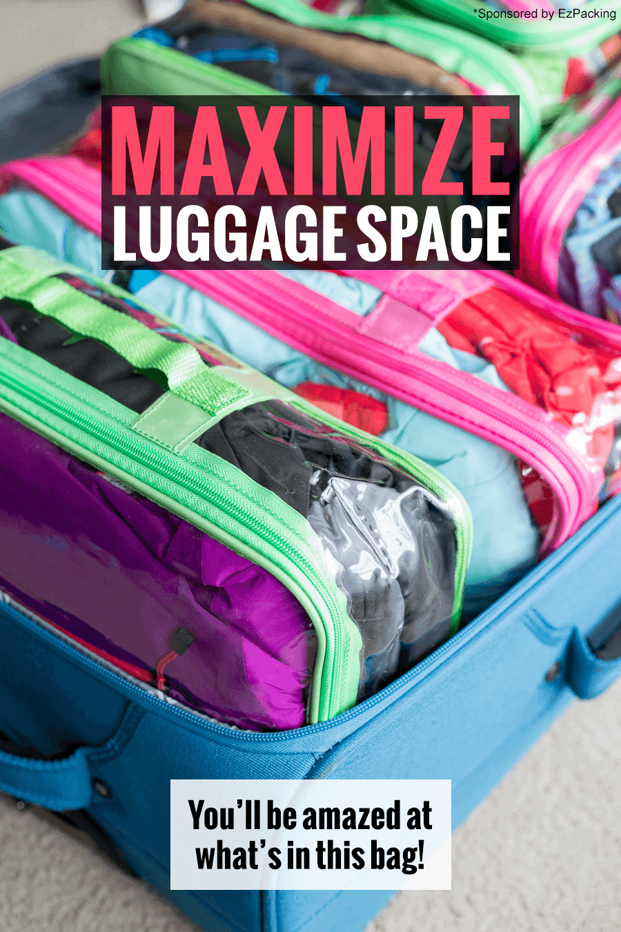 How to Maximize Space in Your Luggage: You'll be amazed at what's in this suitcase *10 packing tips and hacks for your next family vacation
