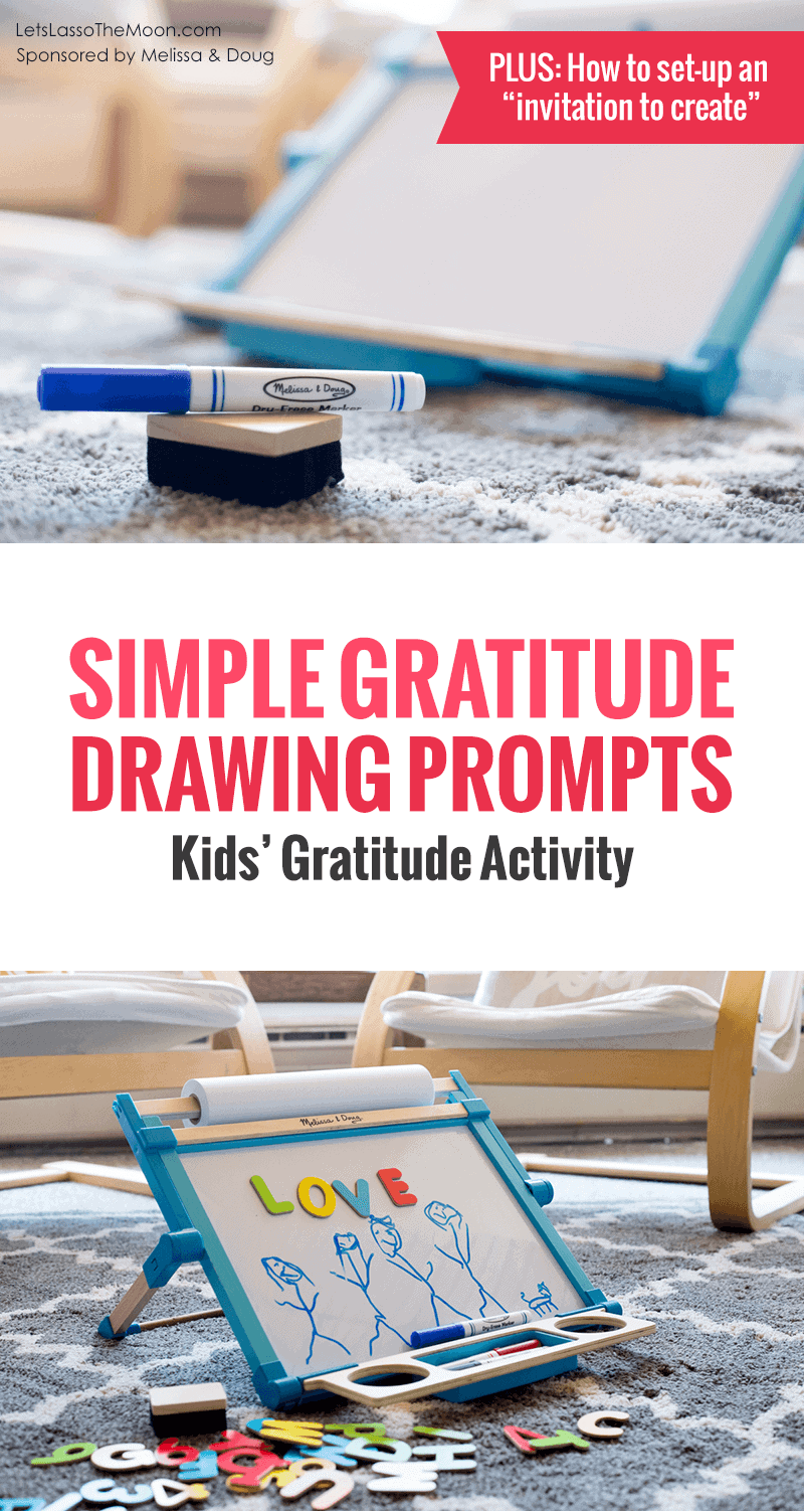 10 Gratitude Drawing Prompts for Children + How To Set-up An Invitation to Create for Kids *Great Thanksgiving activity. Love this list of ideas!