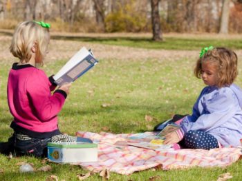 Reading Picnic Party - Pack a blanket and a few snacks, then head to the library to check out some books. Spend the afternoon at a local park reading together.