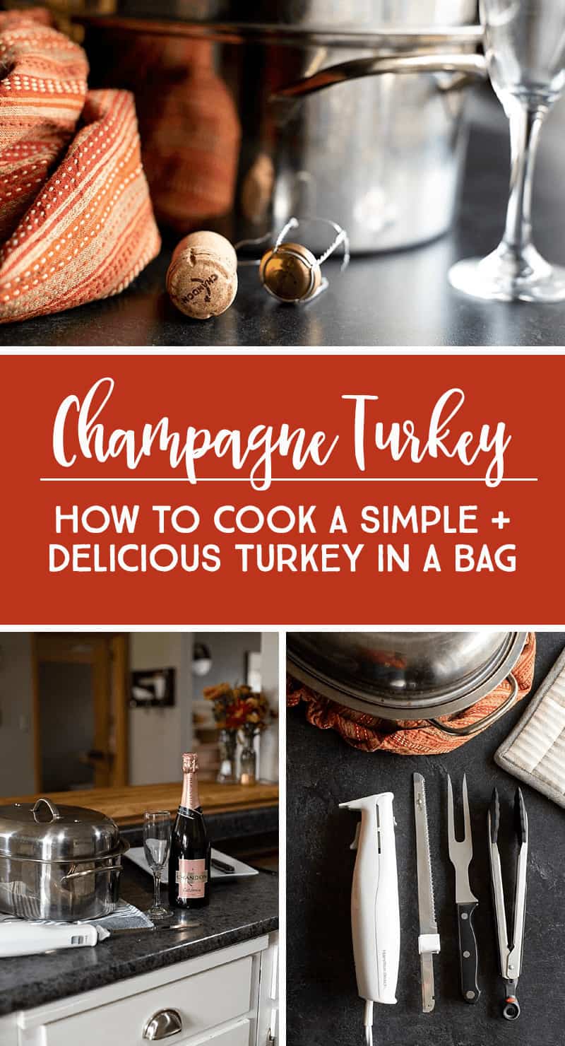 This turkey in a bag recipe (aka Champagne Turkey) is a family favorite. When you use an oven bag, you get a tender turkey breast and juicy dark meat roasted to perfection. It'll taste like you spent hours in the kitchen, but this recipe comes together with three simple ingredients.