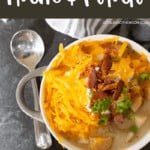 This creamy ham and potato soup recipe is a family favorite passed down from Grandma. This potato soup recipe is perfect for a chilly day; it is literally comfort food in a bowl. *My kids love this recipe!